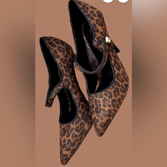 JustFab High heel Pumps Adelaide Leopardino New in box 4” heel - Picture 11 of 14